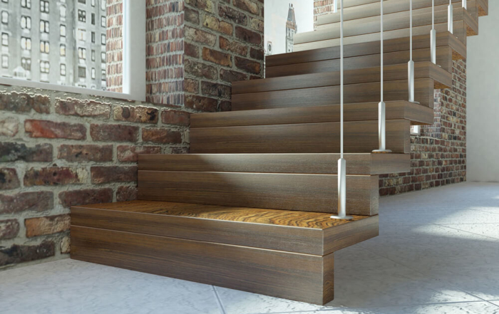 Staircase design guides - how to add details to floating staircases